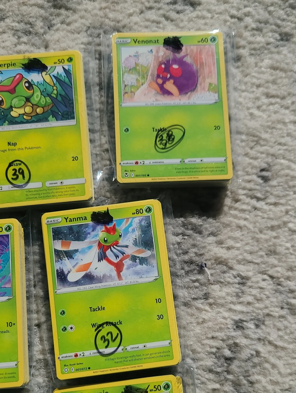 Pokemon Bulk Lot Of 235